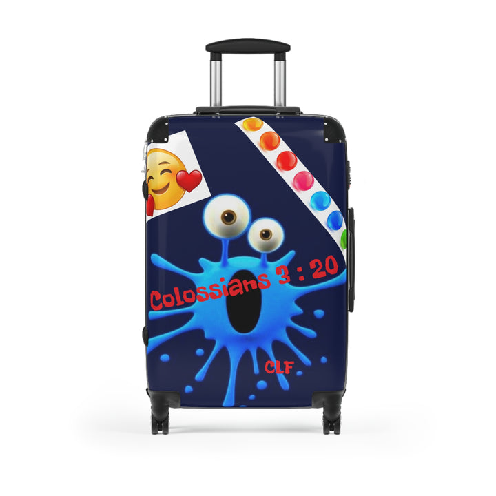 Suitcase Childrens Luggage Colossians 3:20