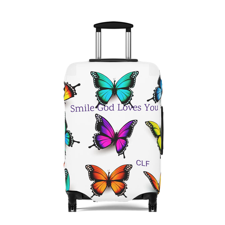 Luggage Cover Smile God Loves You