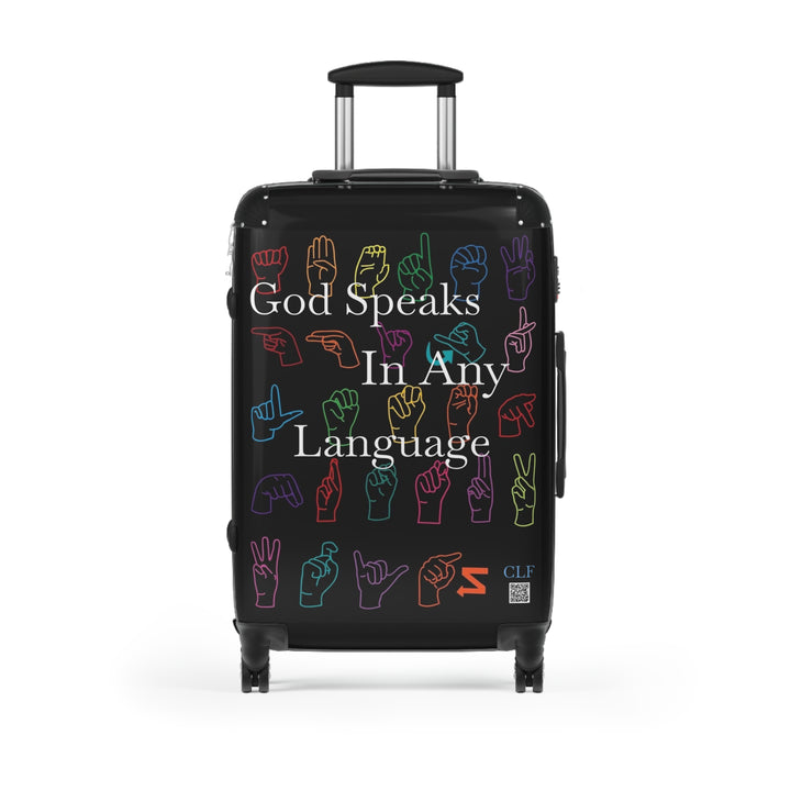 Suitcase God Speaks In Any Language