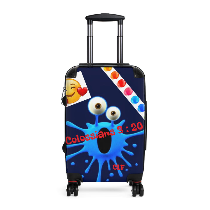 Suitcase Childrens Luggage Colossians 3:20