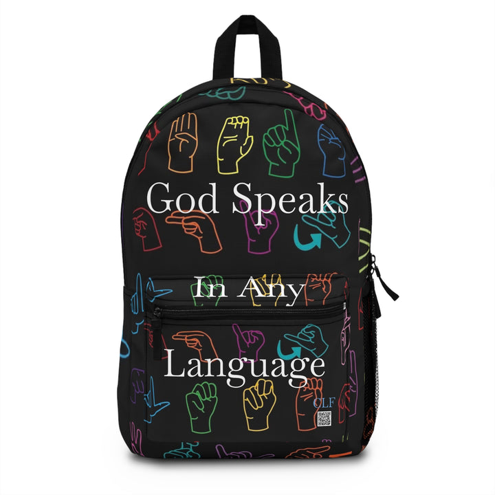 Backpack God Speaks In Any Language