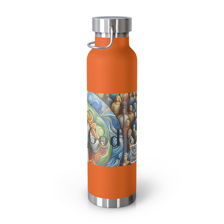 Copper Vacuum Insulated Bottle, 22oz Trust God