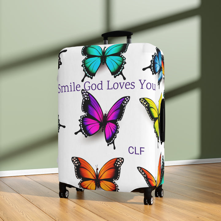 Luggage Cover Smile God Loves You