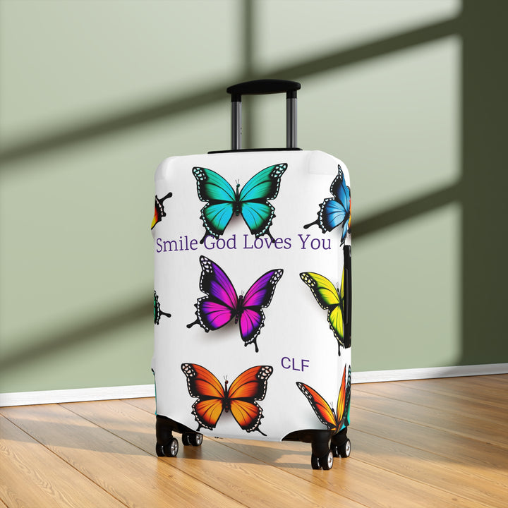 Luggage Cover Smile God Loves You