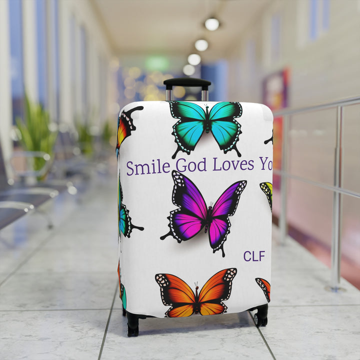 Luggage Cover Smile God Loves You