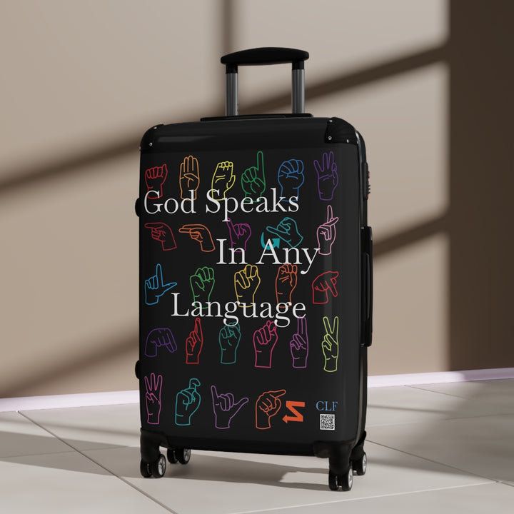 Suitcase God Speaks In Any Language