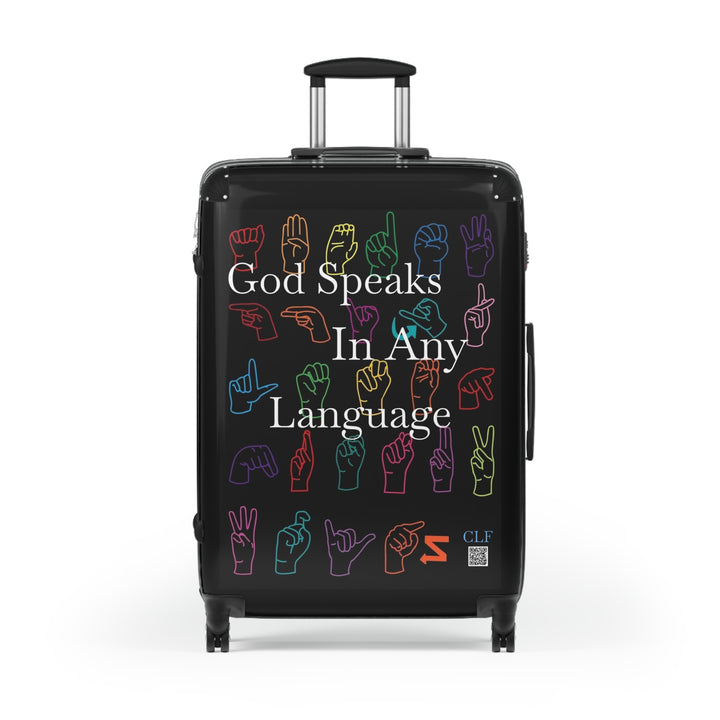 Suitcase God Speaks In Any Language