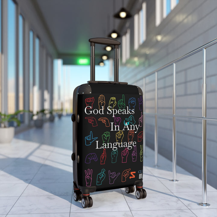 Suitcase God Speaks In Any Language