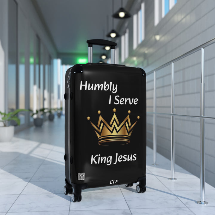 Suitcase Humbly I Serve King Jesus