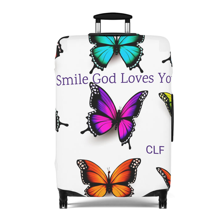 Luggage Cover Smile God Loves You