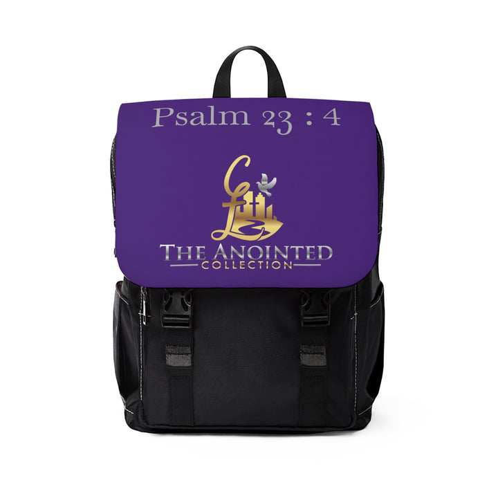 Unisex Casual Shoulder Backpack Psalm 23:4