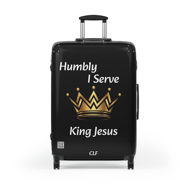 Suitcase Humbly I Serve King Jesus