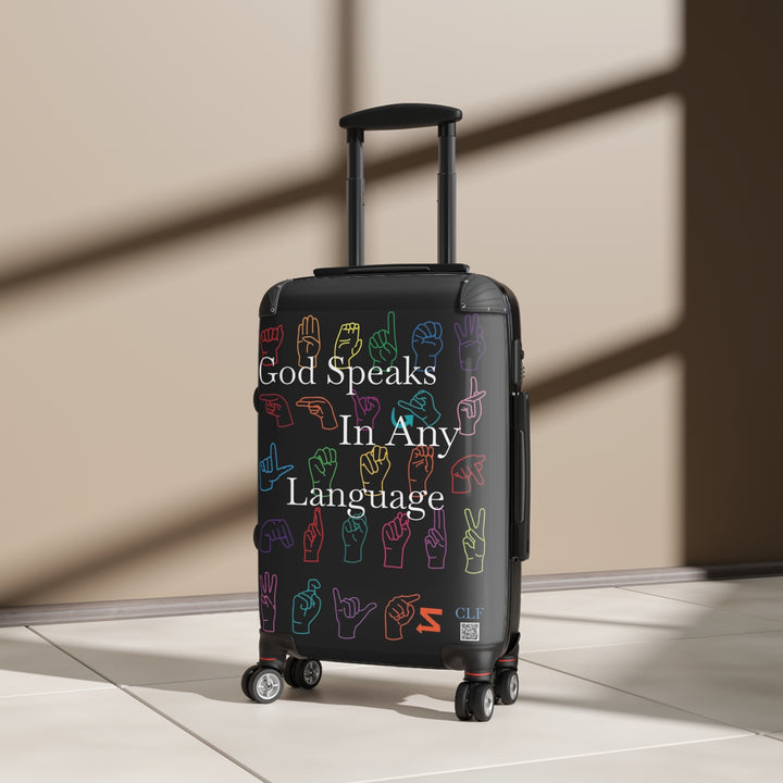 Suitcase God Speaks In Any Language