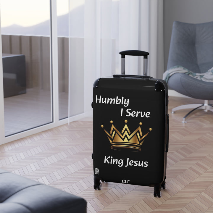 Suitcase Humbly I Serve King Jesus