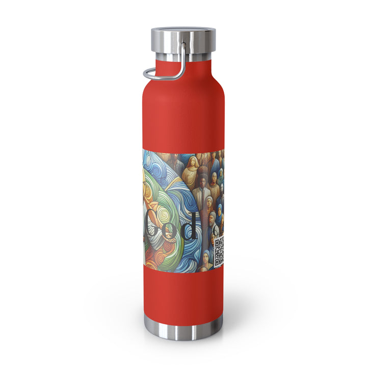 Copper Vacuum Insulated Bottle, 22oz Trust God