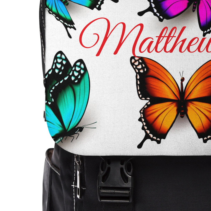 Unisex Casual Shoulder Backpack Matthew 6 : 9
