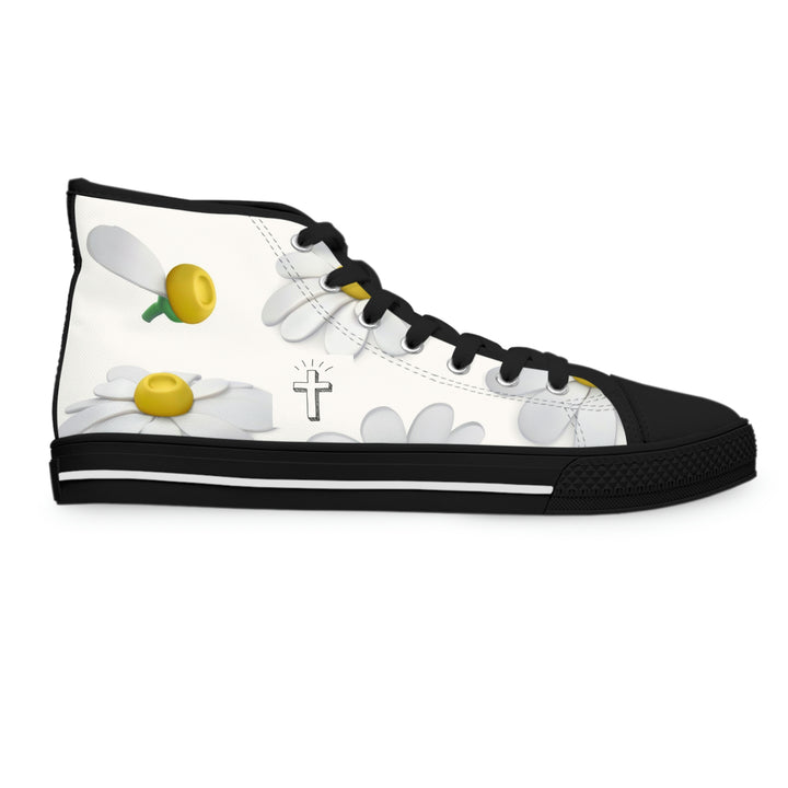 Women's High Top Sneakers Deuteronomy 11:24