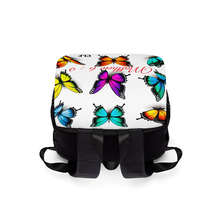 Unisex Casual Shoulder Backpack Matthew 6 : 9